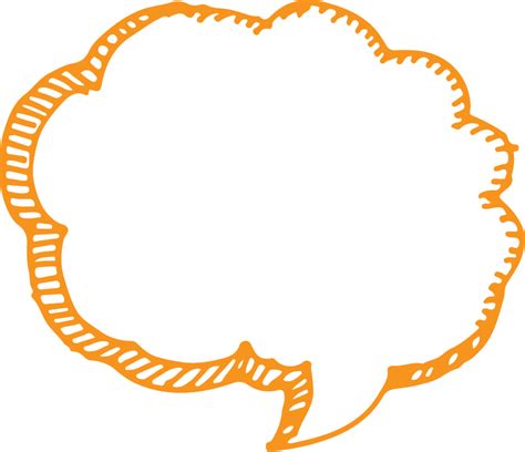 Speech Bubble Hand Drawn Icon Sign Design 10140809 Png