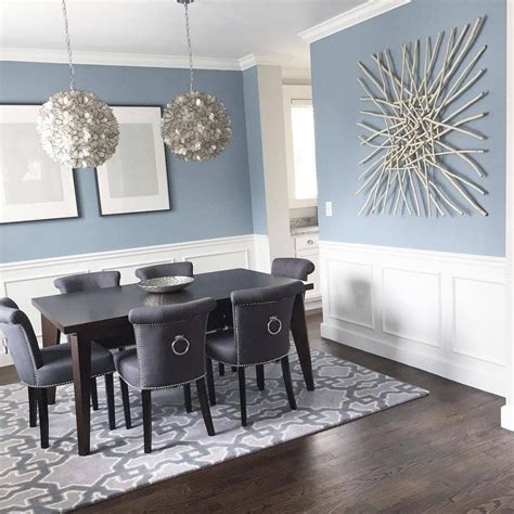 Although personal preference plays a significant role when choosing new paint colors, there are additional factors to consider. Benjamin Moore Nimbus Grey Dining Room - Interiors By Color