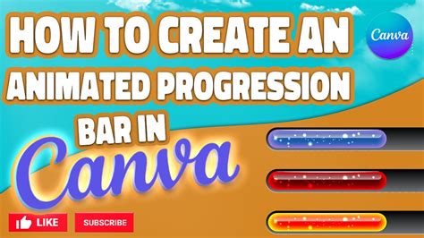 How To Create An Animated Progression Bar In Canva Youtube