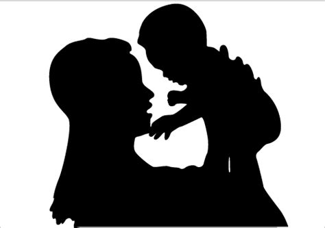 Download mother and child clipart silhouette 20 free Cliparts | Download images on Clipground 2021