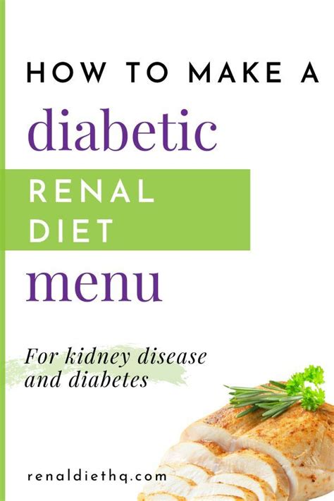 Managing blood glucose levels helps prevent further health complications. Renal Diabetes Menus in 2020 | Kidney disease diet recipes, Renal diet, Kidney diet recipes