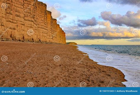 The Sandstone Cliffs At West Bay In Dorset England This Is Part Of