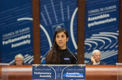 nadia murad yazidi woman who survived isis captivity wins human rights prize the new york times