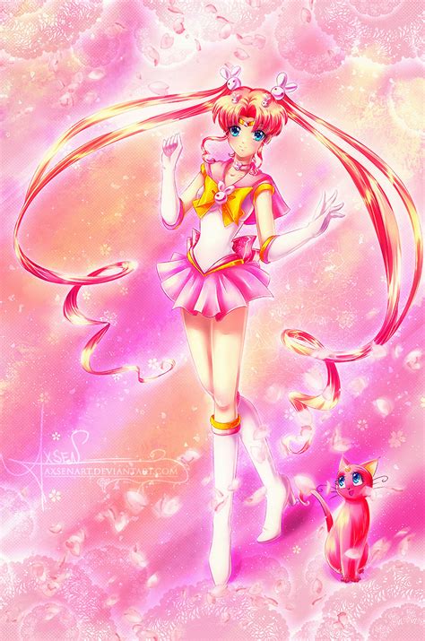 Axsen Chibi Usa Pink Cat Bssm Sailor Chibi Moon Tsukino Kousagi