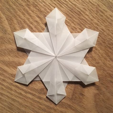 Let It Snow Origami Snowflakes Artful Maths