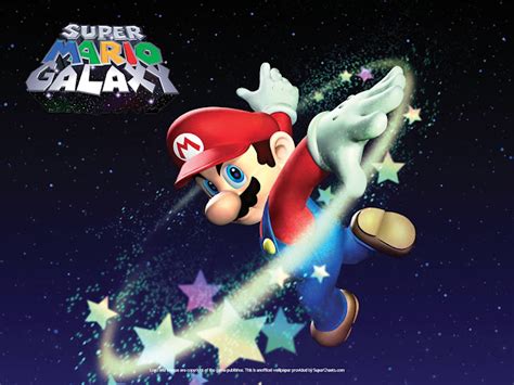 Game Wallpaper Hd Super Mario Galaxy 3d Wallpaper Poster