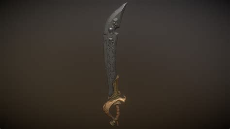 Pirate Sword 3d Model By Griffin Leadabrand Griffinleadabrand