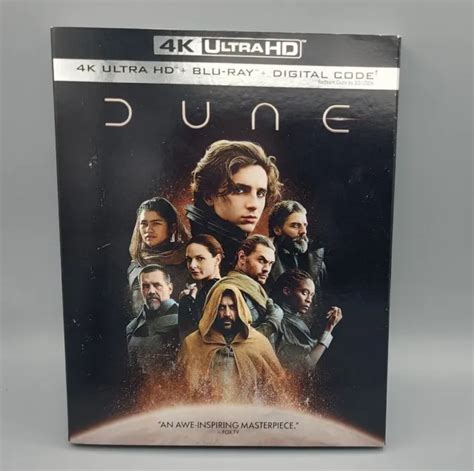 New Dune K Ultra Hd Blu Ray Digital Code Sealed With Slipcover