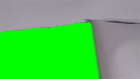 Paper Tearing Green Screen 3 Speeds Youtube