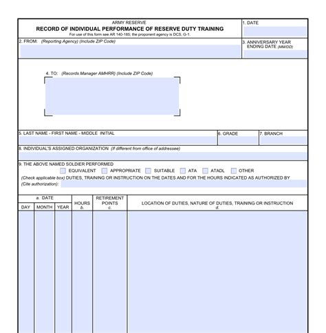Da Form 1380 Fill Online Printable Fillable Blank Pdf
