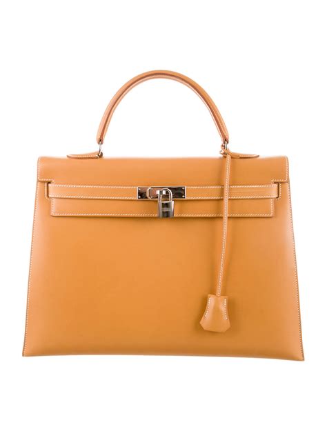 Hermès Box Kelly Sellier 35 Handbags Her50220 The Realreal