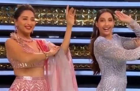 Nora Fatehi Dance On Dilbar Song With Madhuri Dixit Video Winning Heart On Internet