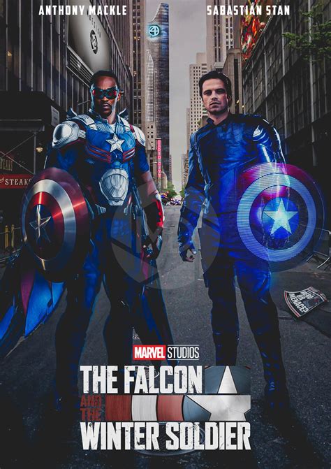 Mdesign Digital Artwork The Falcon And The Winter Soldier