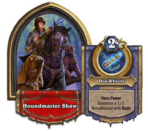 Witchwood houndmaster shaw hunt guide. Monster Hunt Houndmaster Shaw Guide - Guides - HearthPwn