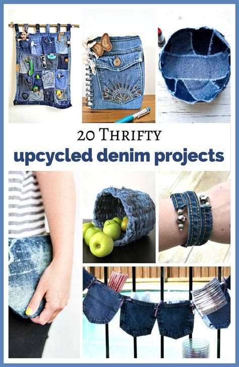 20 Thrifty Upcycled Denim Projects Fun Diys To Use Up Old Jeans