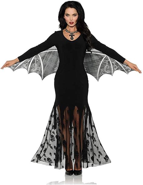 women s bat wing dress vampiress black extra large batwing dress halloween women gothic dress