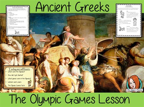 The Ancient Greek Games Olympics Complete History Lesson Teaching