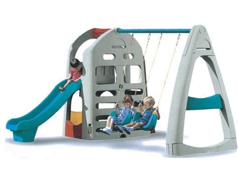 Plastic Swing Slide Sets Kids Plastic Playground Sets Hot Selling