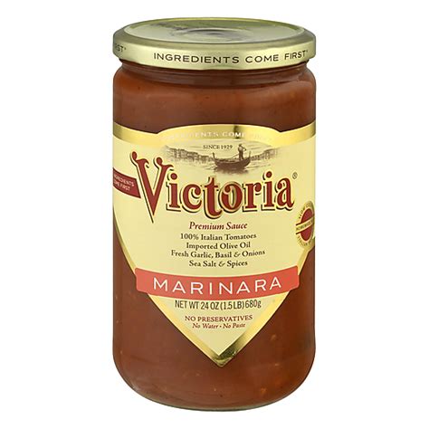 Victoria Marinara Sauce 24 Oz Jar Marinara Langensteins