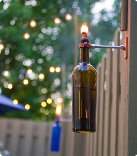 Diy Wine Bottle Torches 👍 Musely