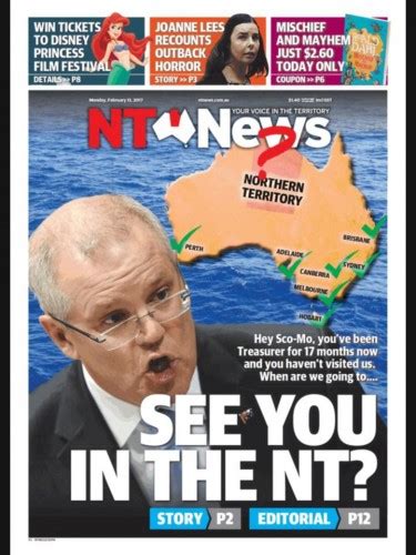 Find the latest breaking news and information on the top stories, weather, business, entertainment, politics, and more. NT News Cheeky "See You In The NT?" Early Front Runner For ...