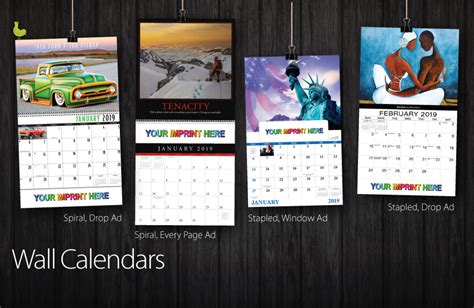 Llc 2019 Promotional Calendars Custom Business