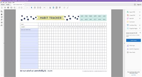 Editable Habit Tracker Printable Habit Trackers Chore Vrogue Co