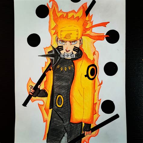 Naruto Six Paths Sage Mode Drawing R Boruto
