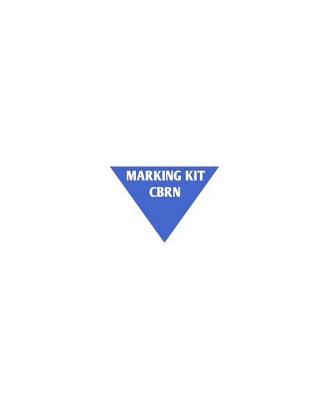 Marking Kit Cbrn