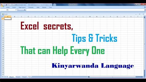 Microsoft Excel Formula And Tricks That Can Make Works Easy Youtube