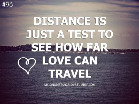 My Long Distance Love — 96 Distance Is Just A Test To See How Far Love