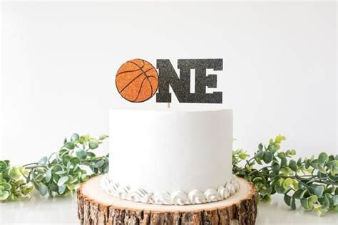 Basketball Cake Topper Basketball First Birthday Etsy Smash Cake Topper Basketball