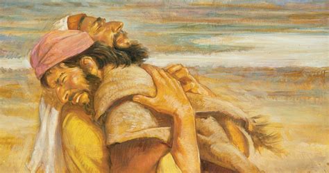 Esau And Jacob Embracing