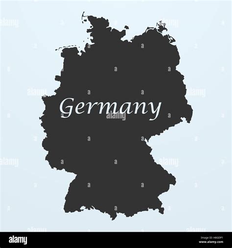 Mapa De Alemania Imagen Vector De Stock Alamy