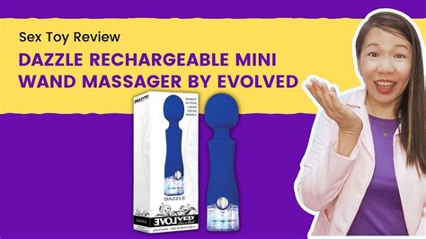 sex toy review dazzle rechargeable mini wand massager by evolved youtube