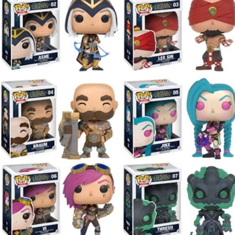 Funko Pop Vinyl League Of Legends Set Hobbies And Toys Toys And Games