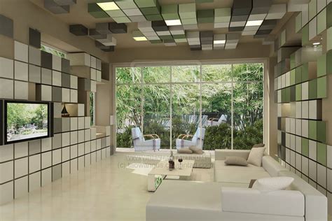 Living Room 3d Pixel Wallpaper Decoration Interior Design Ideas