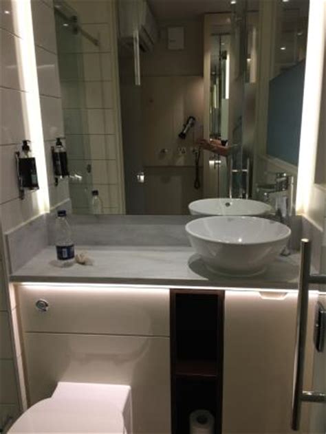 The room is small, but perfectly formed! Bathroom - Picture of hub by Premier Inn London Covent ...