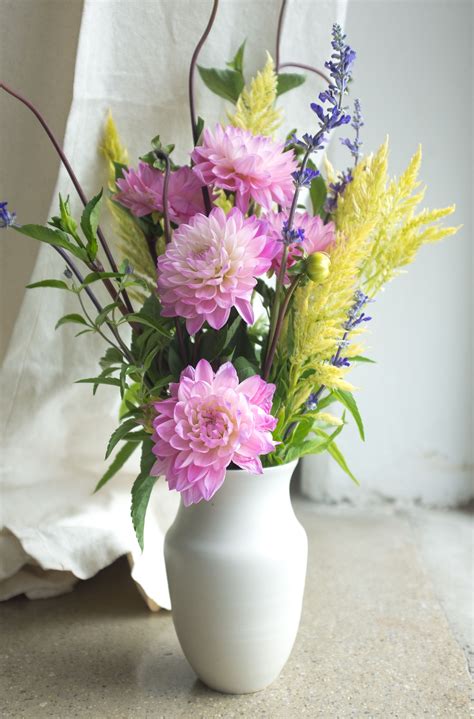 Poet Studio Celadon Vase Basket Flower Arrangements Flower