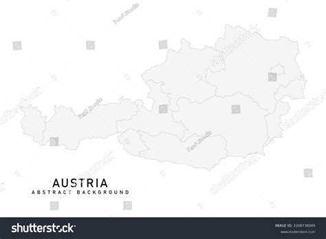 Austria Map World Map International Vector เวกเตอร์สต็อก ปลอดค่า
