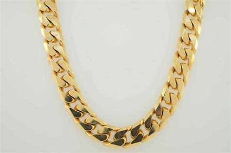 Classy Gold Curb Chain 9k 18k 22k Om Jewellers