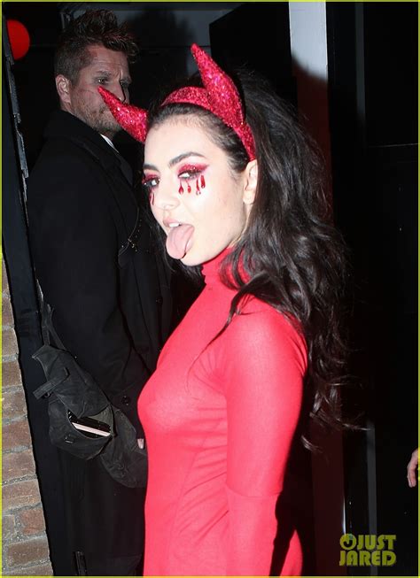 Charli Xcx Steps Out In See Through Dress For Halloween Event Photo