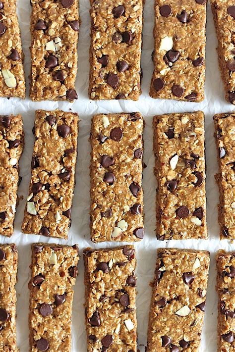 But if you're trying to avoid turning on the oven, feel free to choose some of the delicious no bake granola bar recipes. 5-Ingredient (no-bake) Granola Bars - can be made with peanut butter or almond butter. Yum! | No ...