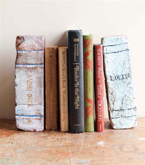 How to make homemade bookends. 44 Cool DIY Bookends That Are Easy to Make