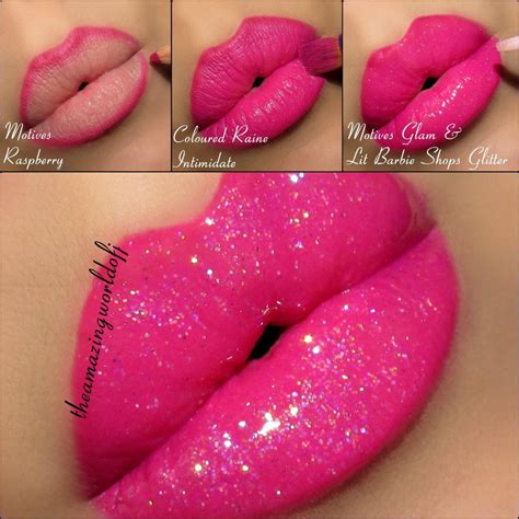 Pinkglitterlipshowtotutorial Pink Glitter Lipstick Glitter
