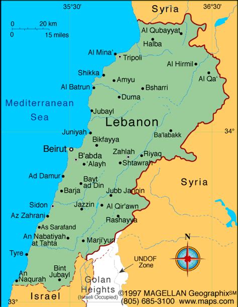 Lebanon On World Map Time Zones Map World