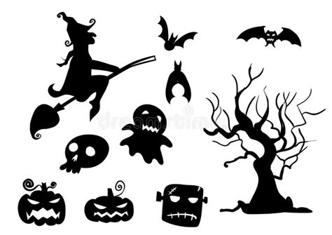 Halloween Vector Collection Design Stock Vector Illustration Of Ghost