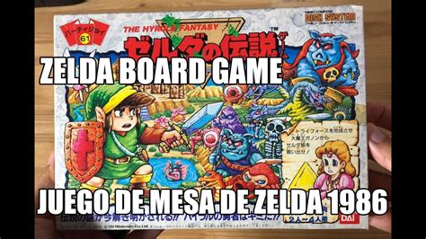 When you first start playing. Zelda Hyrule Fantasy Board Game - Juego de Mesa Zelda de 1986 - 4K - YouTube