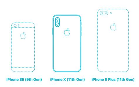 Apple Iphone X 11th Gen Dimensions And Drawings