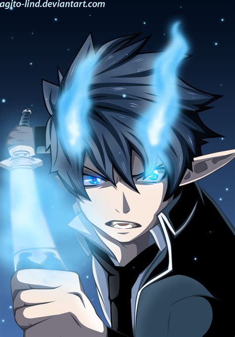 Ao No Exorcist Rin By Aagito On Deviantart Blue Exorcist Rin Blue